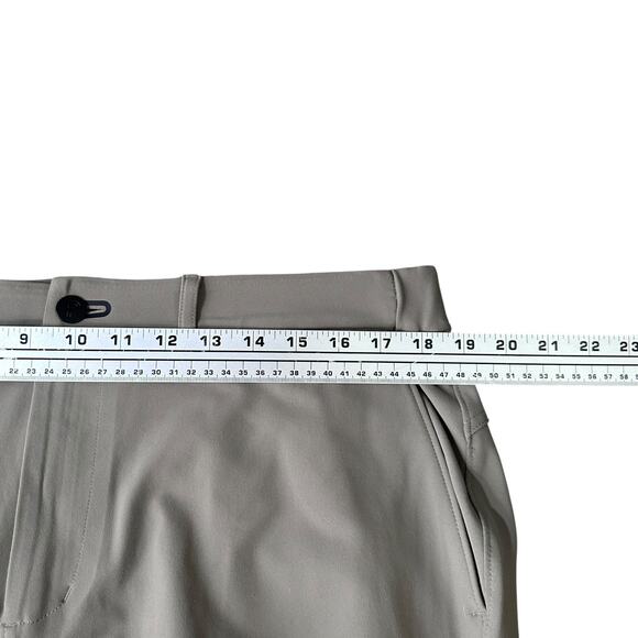 Public Rec All Day Every Day 5 Pocket Pants Men 34 x 28 Khaki Stretch Flat Front - Picture 8 of 10